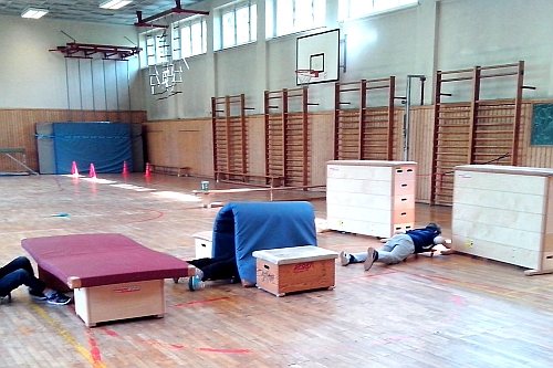 Foto eines Bewegungs-Parcours